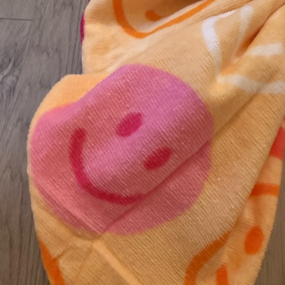 NEW Handmade "Big Smile" Yellow Terry Cloth Oversized Bow Crossbody Bag - Picture 4 of 5